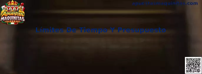 Límites De Tiempo Y Presupuesto en Apuestas Maquinitas