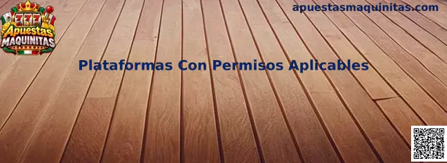 Plataformas con permisos aplicables en México para apuestas maquinitas