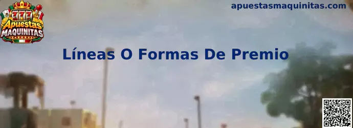 Ilustración de líneas y formas de premio sobre los carretes de una máquina de juego