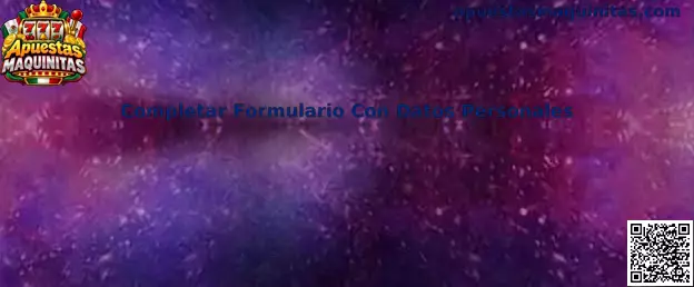 Completar Formulario Con Datos Personales en Apuestas Maquinitas